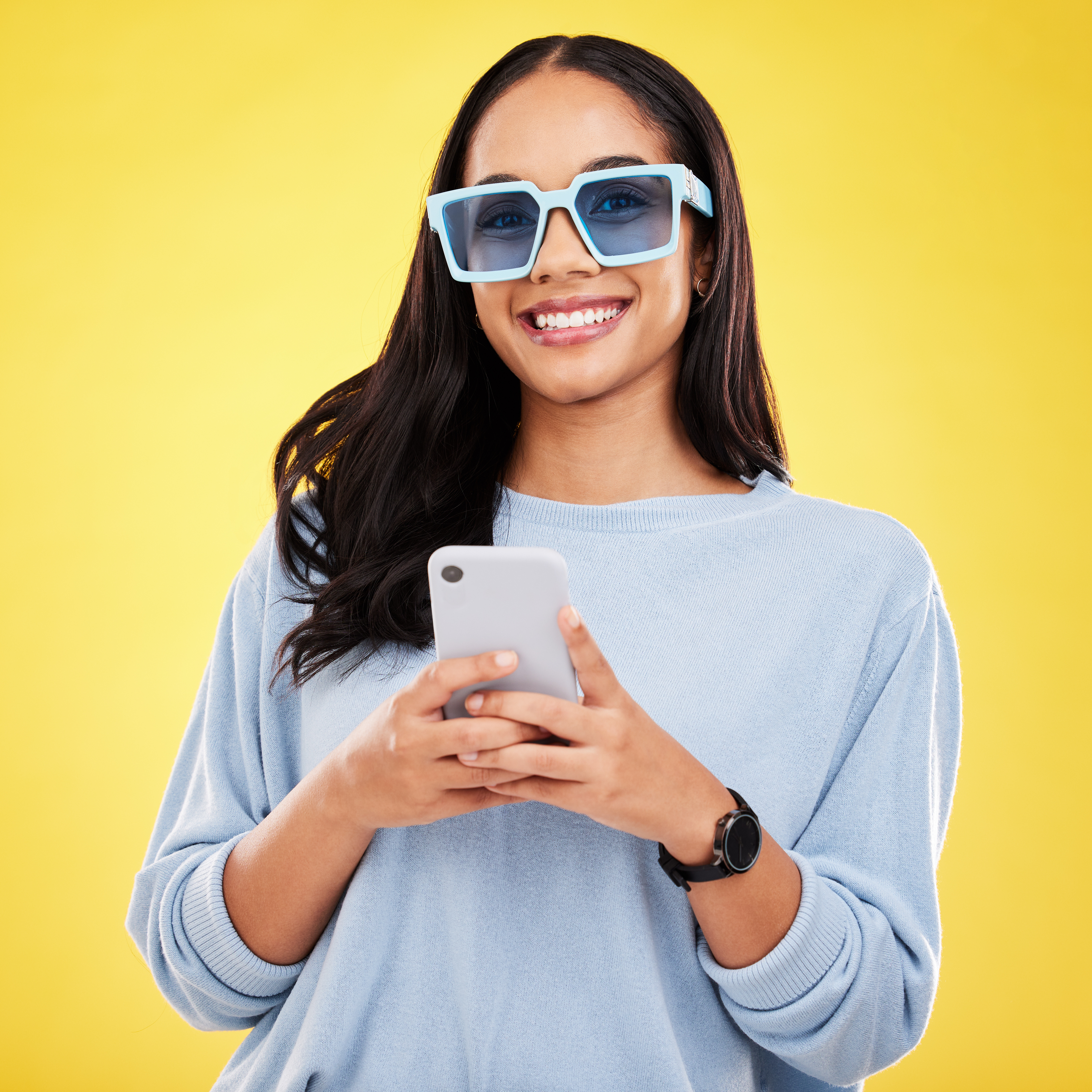 Creator on phone