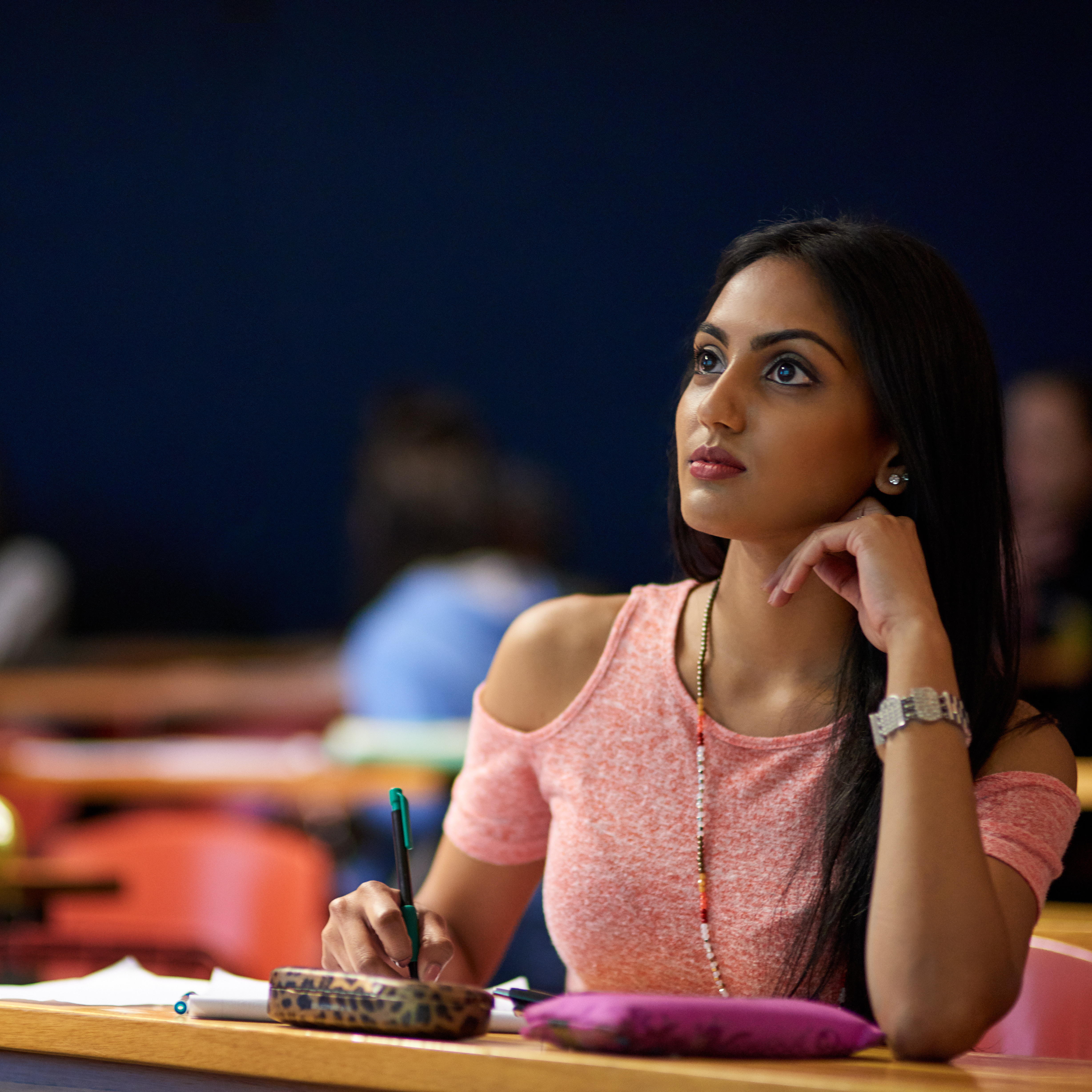 Student thinking in classroom